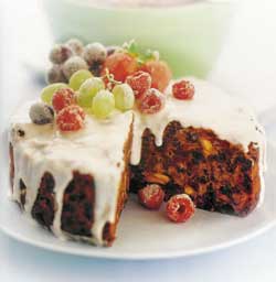 healthy xmas cake